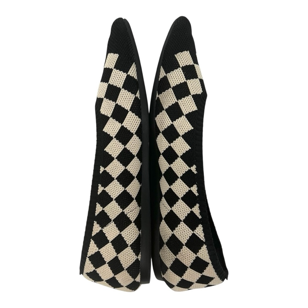 Vivaia Aria Walker Checker Point Toe Comfort Slip On Loafer Flats Women’s 37 - Picture 10 of 16